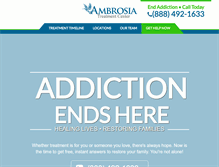 Tablet Screenshot of ambrosiatc.com